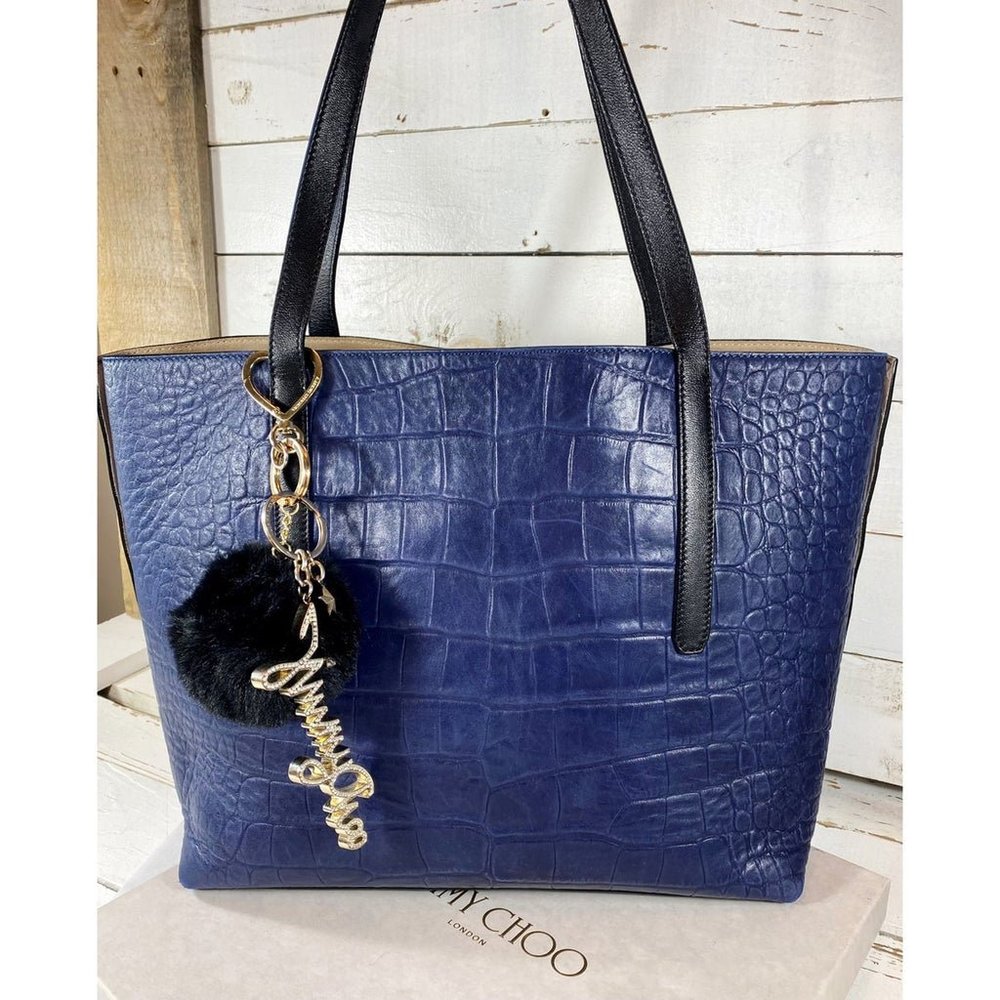 Jimmy Choo Leather Twist East West Tote